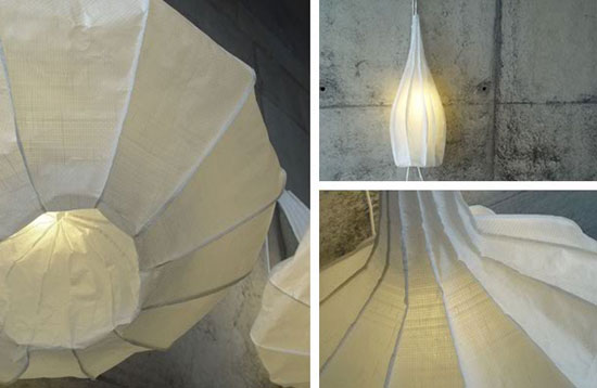lamps by annick schotte of helium concept
