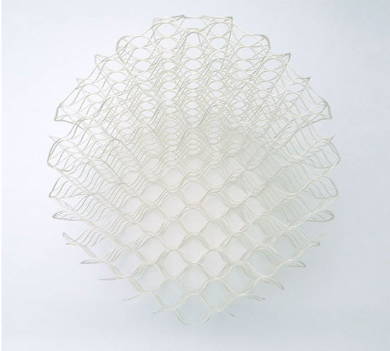 ryuji nakamura architects: paper and ribbon installations