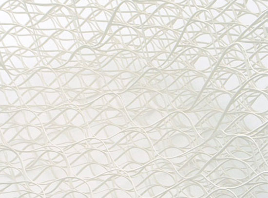 ryuji nakamura architects: paper and ribbon installations