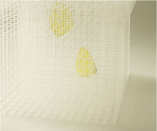 ryuji nakamura architects: paper and ribbon installations
