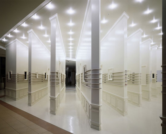 ryuji nakamura architects: paper and ribbon installations