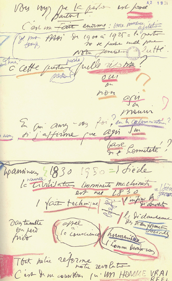 designboom book report: the rhetoric of modernism: le corbusier as a lecturer