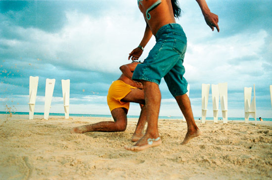 hector galvan of omelette:  'el compadre' beach furniture