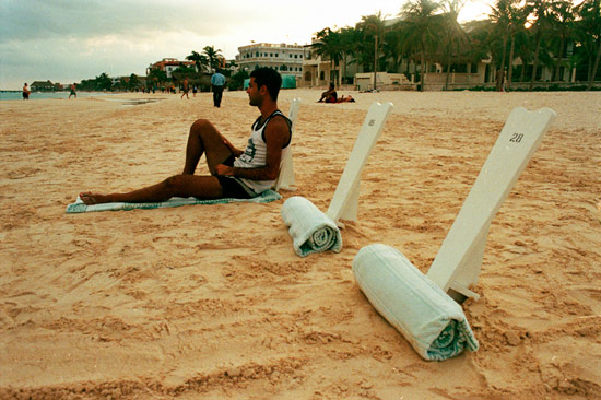 hector galvan of omelette:  'el compadre' beach furniture