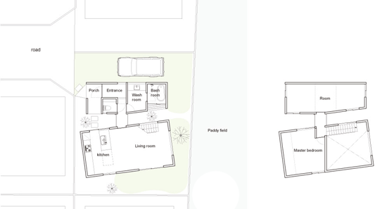 tonoma architects: 'double house'