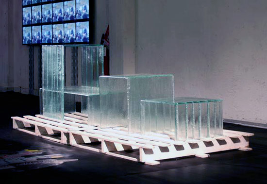 ljiljana tutnjevic: 'ice' table series