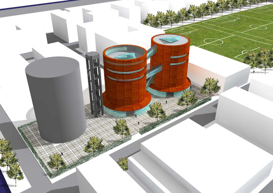 aaarchitecten bv: silo competition amsterdam