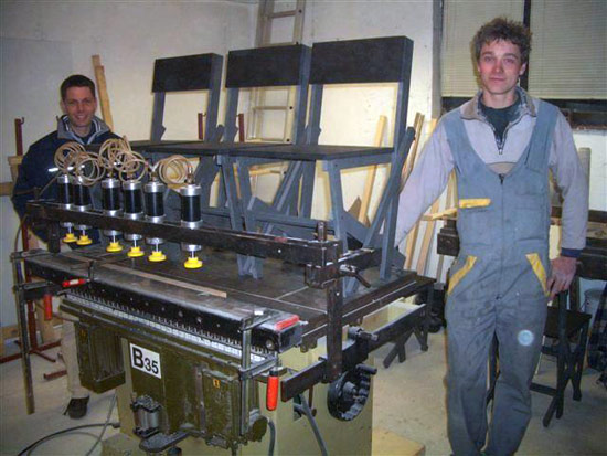 tom de vrieze:'la mdf' chair for sixinch