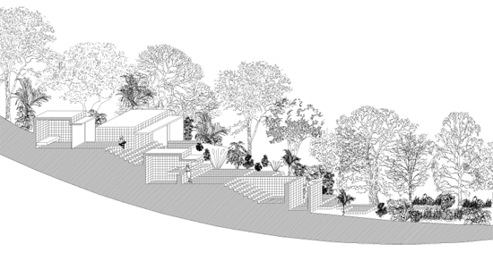 visiondivision: 'techos azules' hotel, colombia