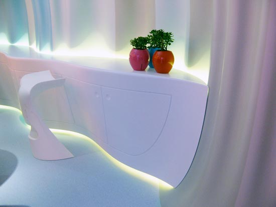 Y2K Aesthetic Institute 💽 on X: Smart-ologic Corian Living – Exhibition  by Karim Rashid (2010)  / X