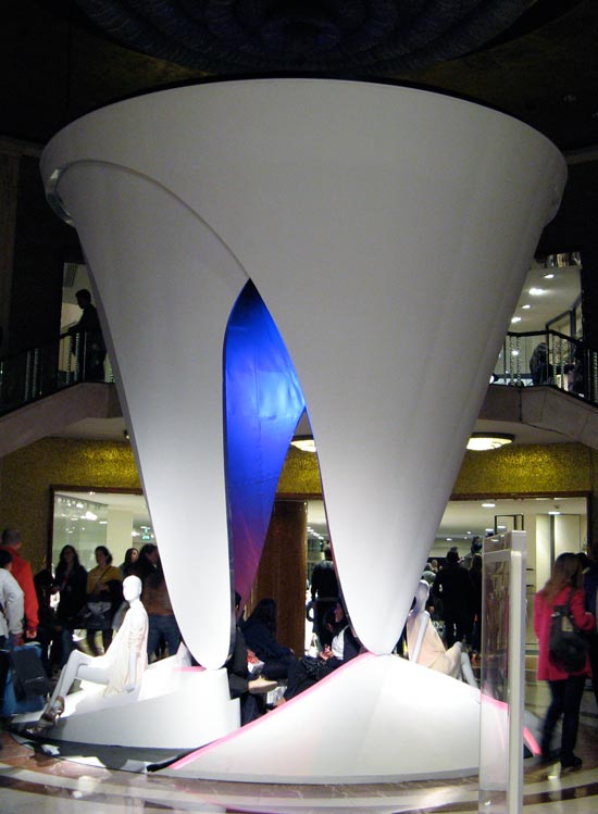 UNStudio installation for zara milan 2010