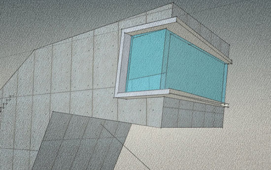 mixed use building, vienna by natalia pantelidou