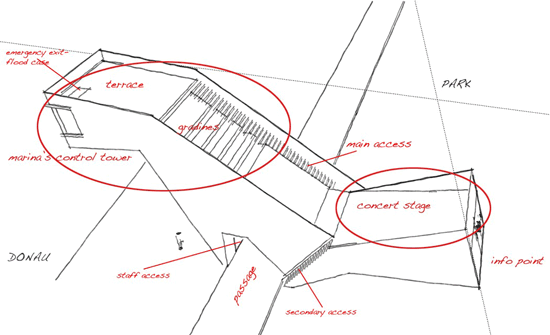 mixed use building, vienna by natalia pantelidou