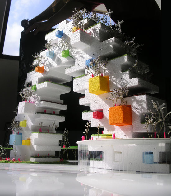 the third dimension    architecture in miniature