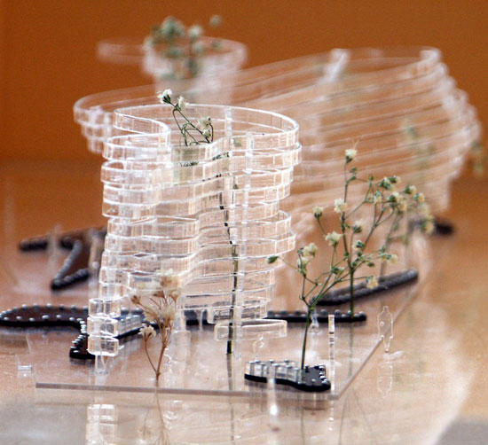 the third dimension    architecture in miniature
