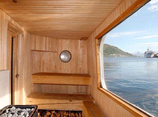 rintala eggertsson architects: onsen bath boat