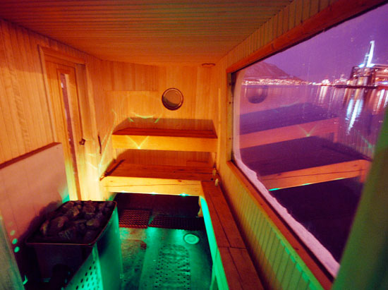 rintala eggertsson architects: onsen bath boat