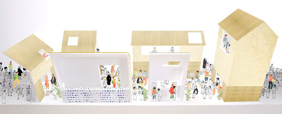 tonoma architects: ceramics market, osaka, japan