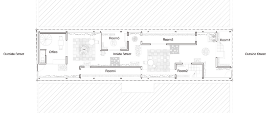 tonoma architects: ceramics market, osaka, japan