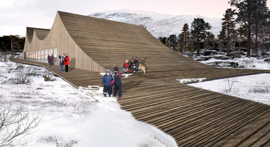 tham and videgard arkitekter: naturum laponia