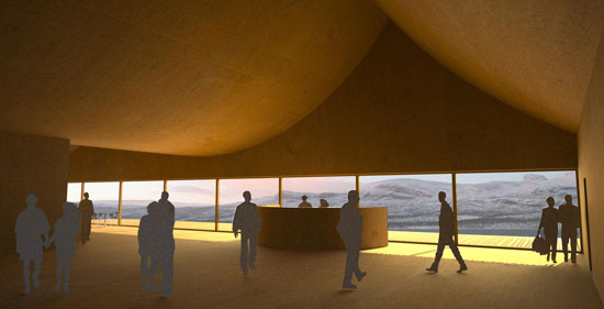 tham and videgard arkitekter: naturum laponia