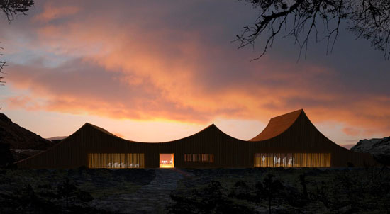 tham and videgard arkitekter: naturum laponia