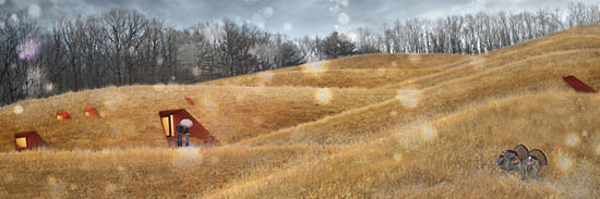 patkau architects: fallingwater cottages