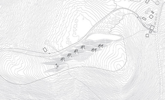 patkau architects: fallingwater cottages