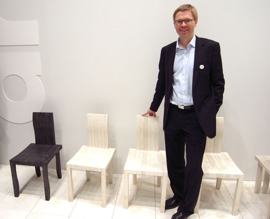 shigeru ban: '10 unit system' for artek at milan design week 09