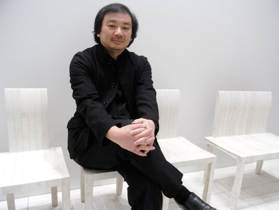 shigeru ban: '10 unit system' for artek at milan design week 09