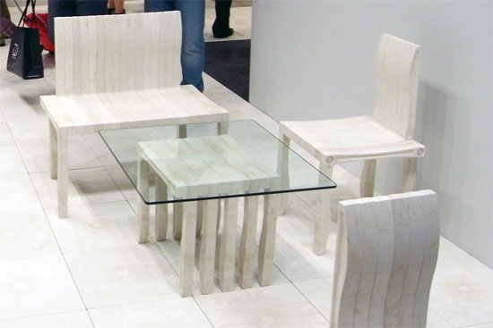 shigeru ban: '10 unit system' for artek at milan design week 09