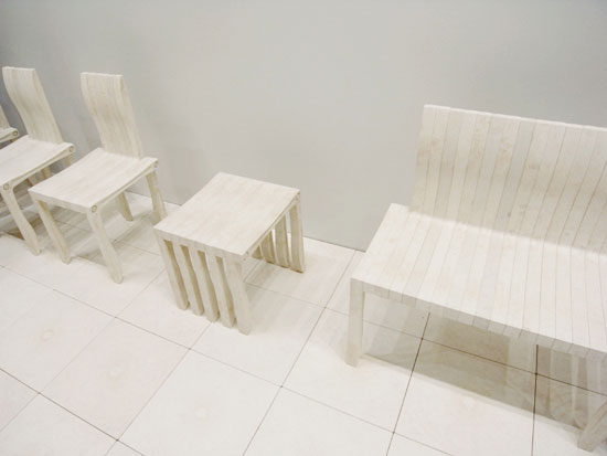 shigeru ban: '10 unit system' for artek at milan design week 09