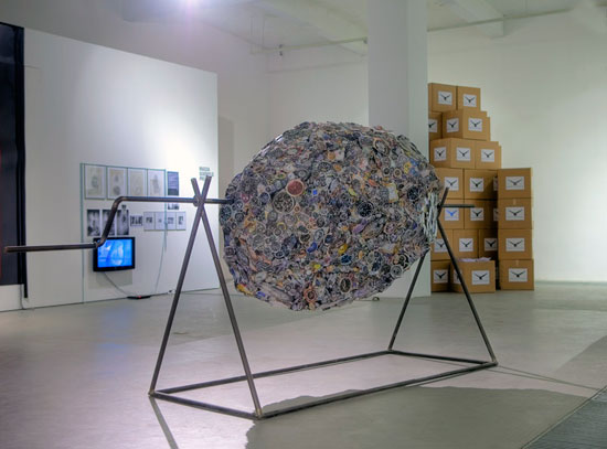 bai yiluo: 'demon' installation at pekin fine arts, beijing