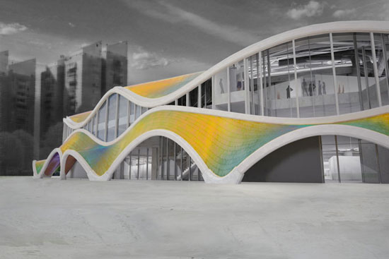 sadar vuga architects: sports park stozice, ljubljana, slovenia