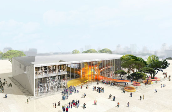 conix architects: belgian pavilion at shanghai expo 2010