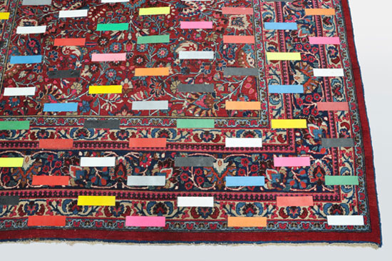 bertjan pot: 'duct tape' carpets