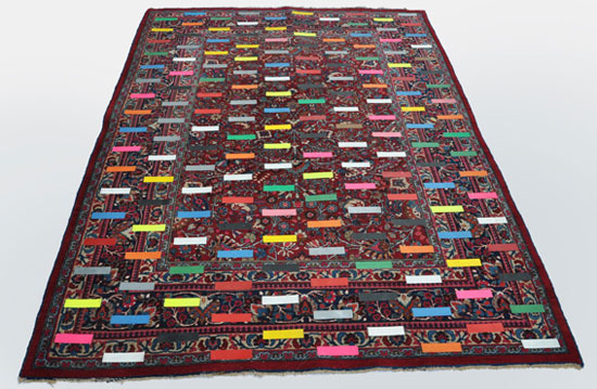 bertjan pot: 'duct tape' carpets