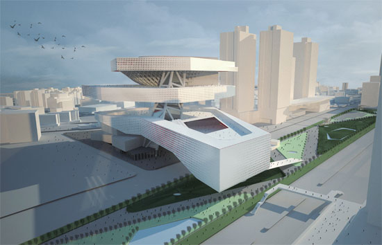 dakhu studio: taipei pop music center proposal