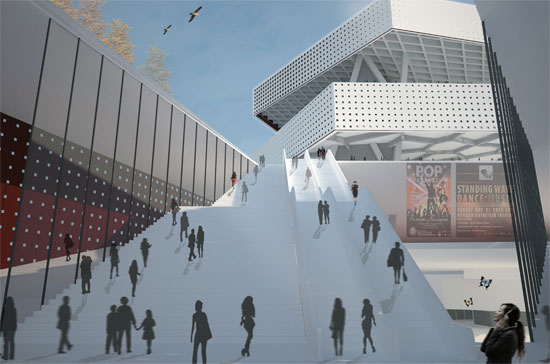 dakhu studio: taipei pop music center proposal