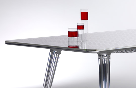 'colander' table by daniel rohr