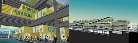 LOT EK, beyer blinder belle, west 8 to design pier 57, new york