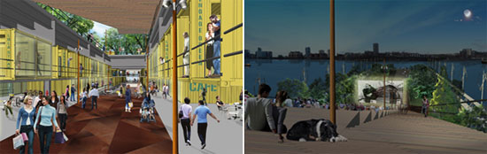 LOT EK, beyer blinder belle, west 8 to design pier 57, new york