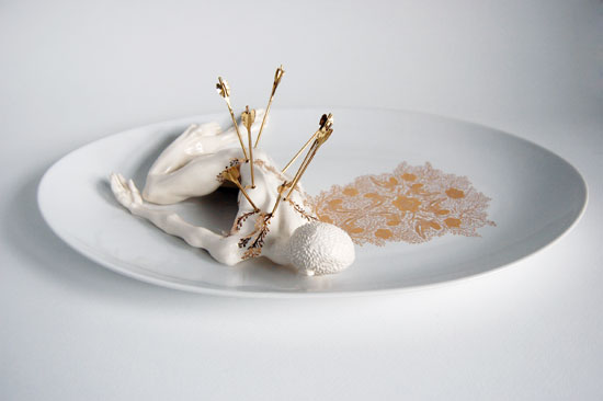 'st sebastian' hors d'oeuvre plate by georgi djongarski