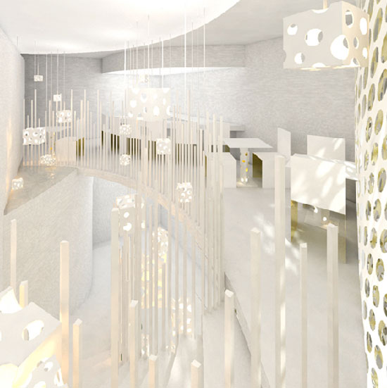kotaro horiuchi architecture: salon du fromage