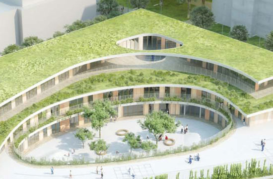 mikou design studio: bobigny school complex, france