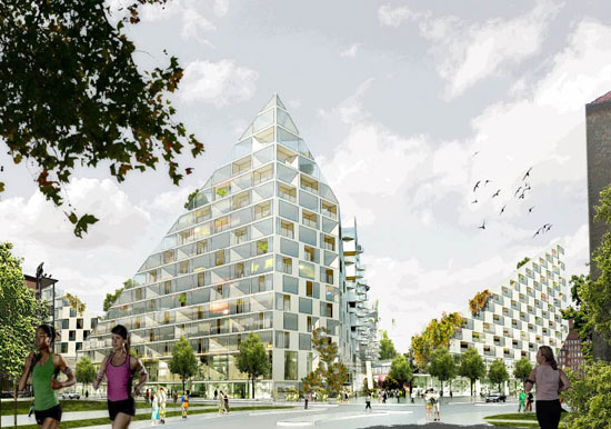 BIG wins competition for the world village of women sports, malmo