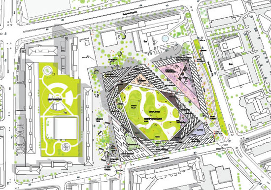 BIG wins competition for the world village of women sports, malmo