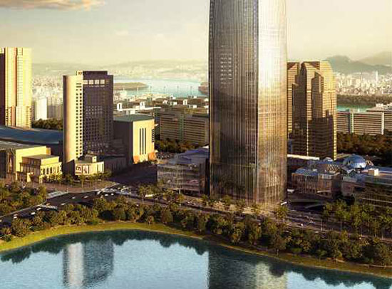 kohn pedersen fox: lotte super tower, plans unveiled