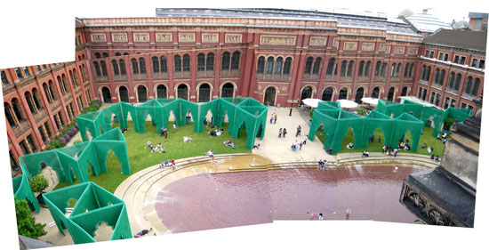 yung ho chang installation at the V&A museum