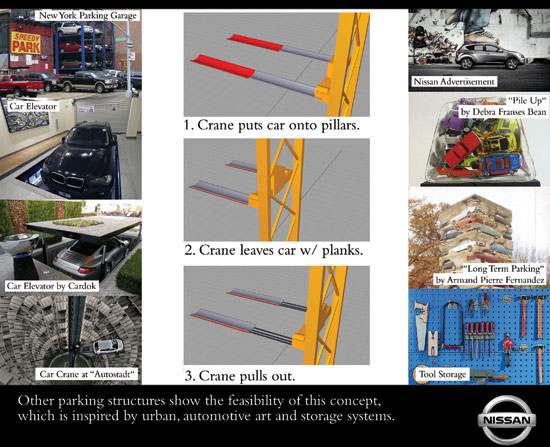 jakob neb design: car mural   think outside the parking box competition shortlisted revealed